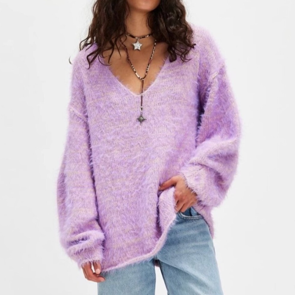 FREE PEOPLE KNIT V-Neck Sweater
